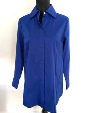 Hinson Delphinium Blue Long 
Elegant Tunic